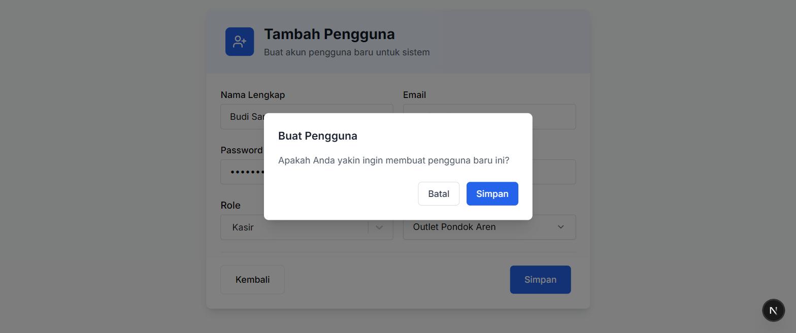 Dialog konfirmasi Buat Pengguna